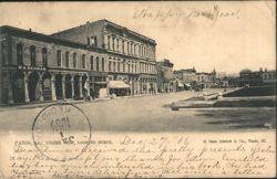 Paris, IL Street View Looking North Postcard