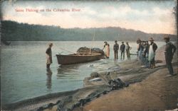 Seine Fishing on the Columbia River Postcard