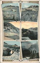 Glaciers and Ice Caves on Mt. Rainier Postcard