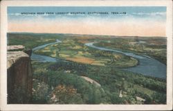 Moccasin Bend from Lookout Mountain, Chattanooga Postcard