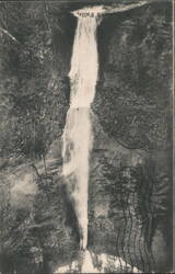 Multnomah Falls Waterfall Postcard