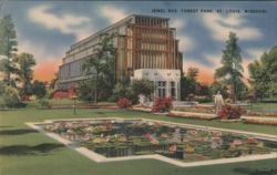 Jewel Box, Forest Park, St. Louis, Missouri Postcard