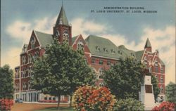 Administration Building, St. Louis University Postcard