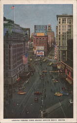 Times Square Service Men's Center, Broadway at 47th St Postcard