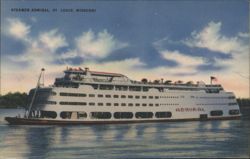 Steamer Admiral, St. Louis Postcard