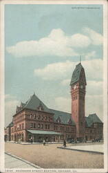 Dearborn Street Station, Chicago Postcard