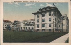 Homeopathic Hospital, Buffalo, NY Postcard