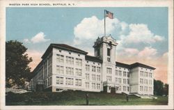Masten Park High School, Buffalo, NY Postcard