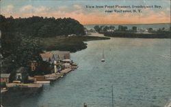 Point Pleasant, Irondequoit Bay near Rochester, NY Postcard