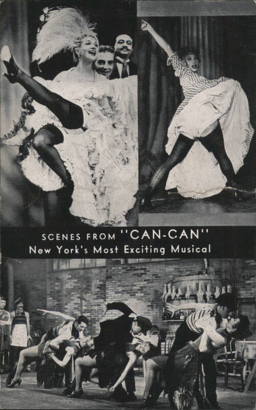 Can-Can Musical Scenes, Shubert Theatre, New York