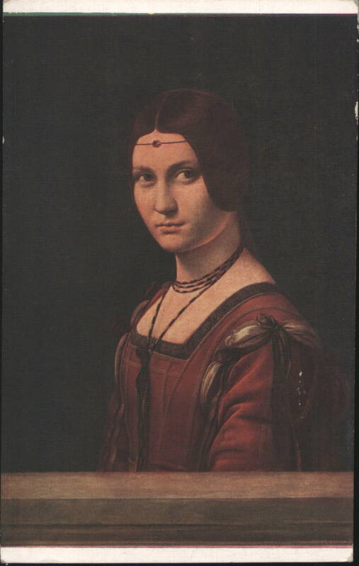 Presumed Portrait of Lucrezia Crivelli by Leonardo da Vinci