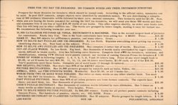 DAV Tie-Breakers Word Puzzles and Dictionary Advertisement Postcard