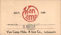 Van Camp Hdw. & Iron Co. Advertising Card Postcard