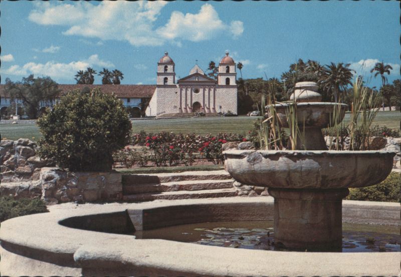 Historic Mission Santa Barbara, California Woody Gillette