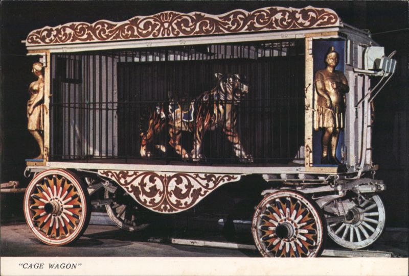 Circus Cage Wagon, Ringling Museum of the Circus Sarasota Florida