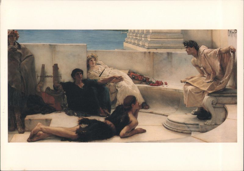 A Reading from Homer by Alma-Tadema, Classical Art