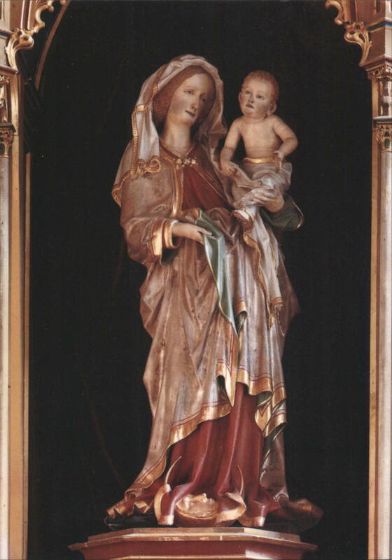 Madonna mit Kind, Hans Multscher, Pfarrkirche Maria Geburt, Sterzing