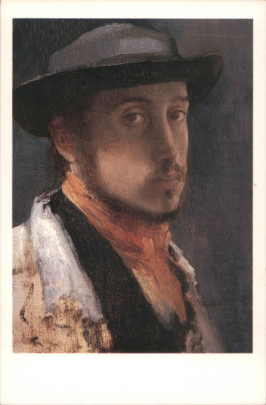 Edgar Degas Self-Portrait, c. 1857-58 Men