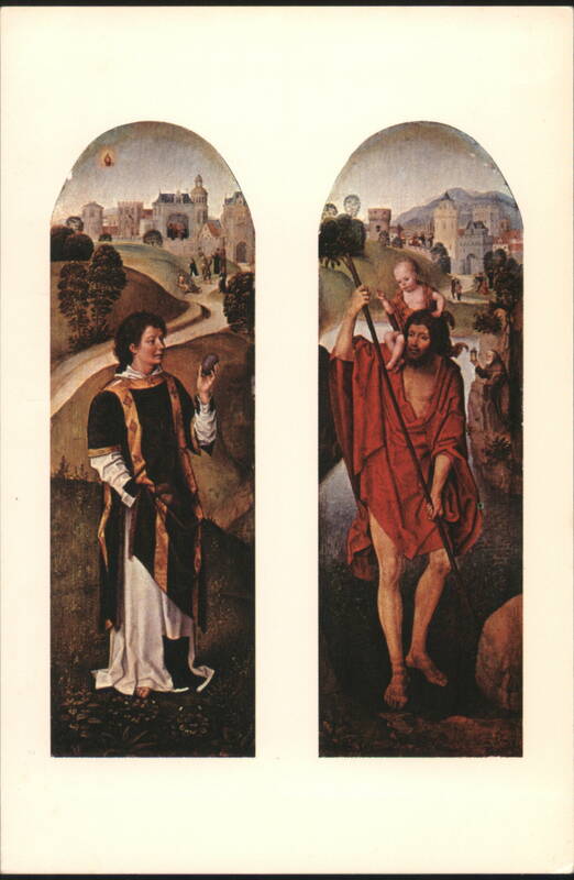 Hans Memling: St. Stephen and St. Christopher Painting