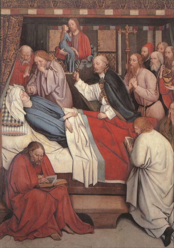 Marientod (Death of Mary) - Sterzing Multscher Altar 1456/59 Italy