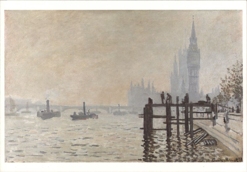 Monet, The Thames below Westminster London United Kingdom