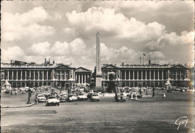Place de la Concorde, Obélisque de Louqsor, Paris France