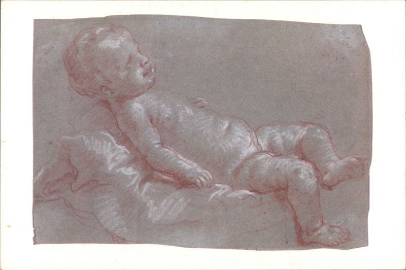 The Christ Child, Giambattista Tiepolo Drawing Religious