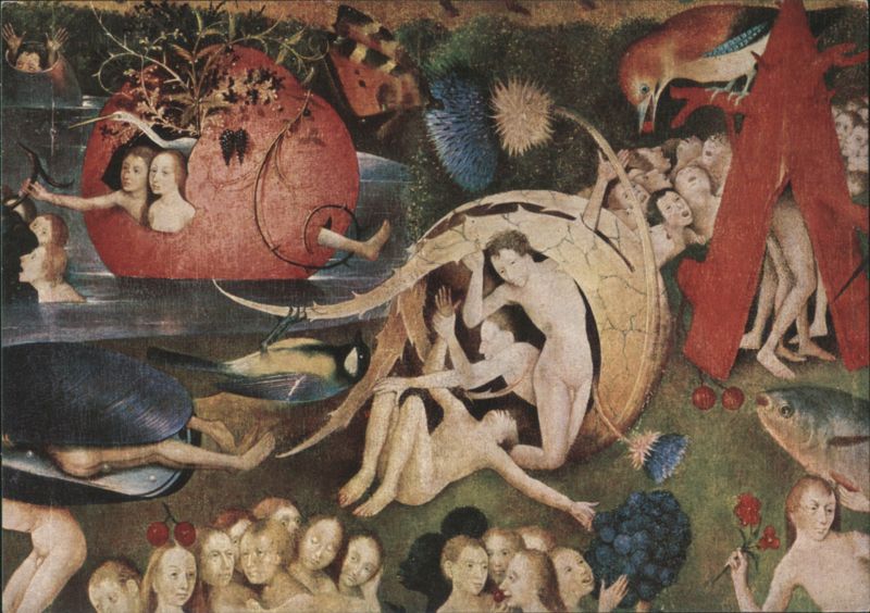 Hieronymus Bosch, Garden of Delights Detail Art