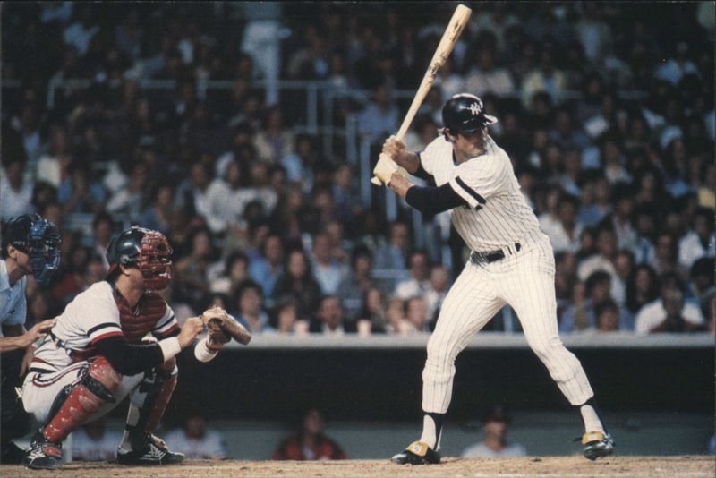 Lou Piniella Batting Baseball Gianfranco Gorgoni