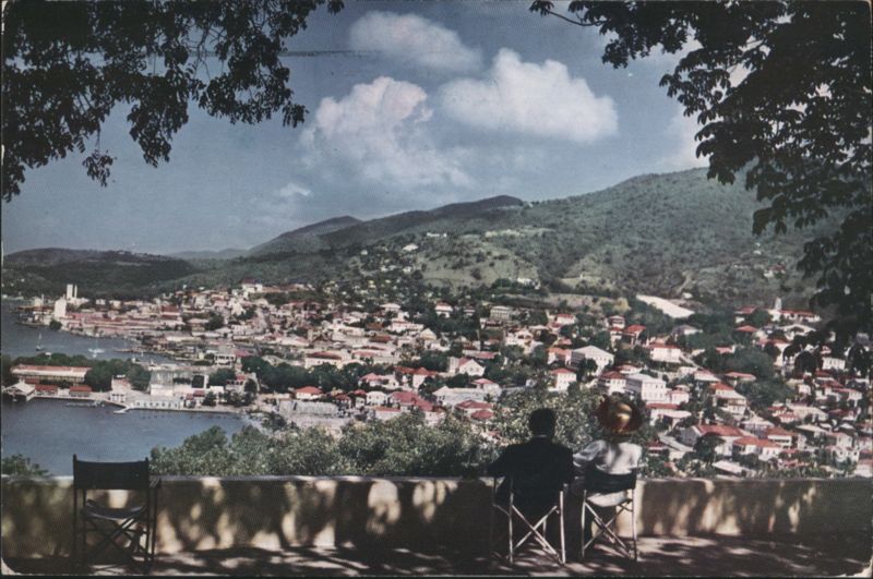 Charlotte Amalie View from Bluebeard's Castle Hotel Virgin Islands