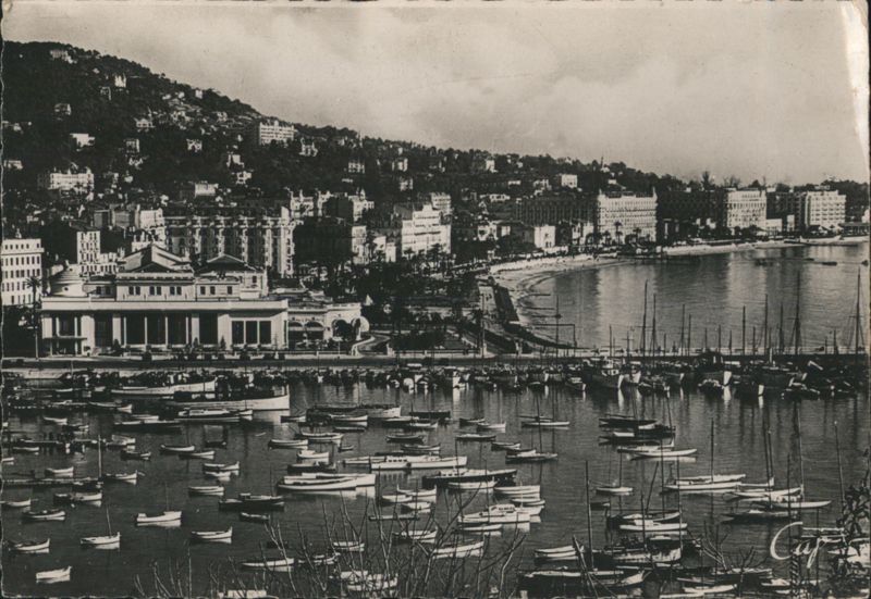 Cannes Harbor & City View from Mont-Chevalier France