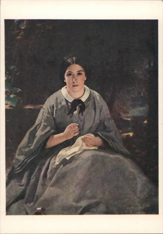 Lady in Grey Painting, National Gallery of Scotland
