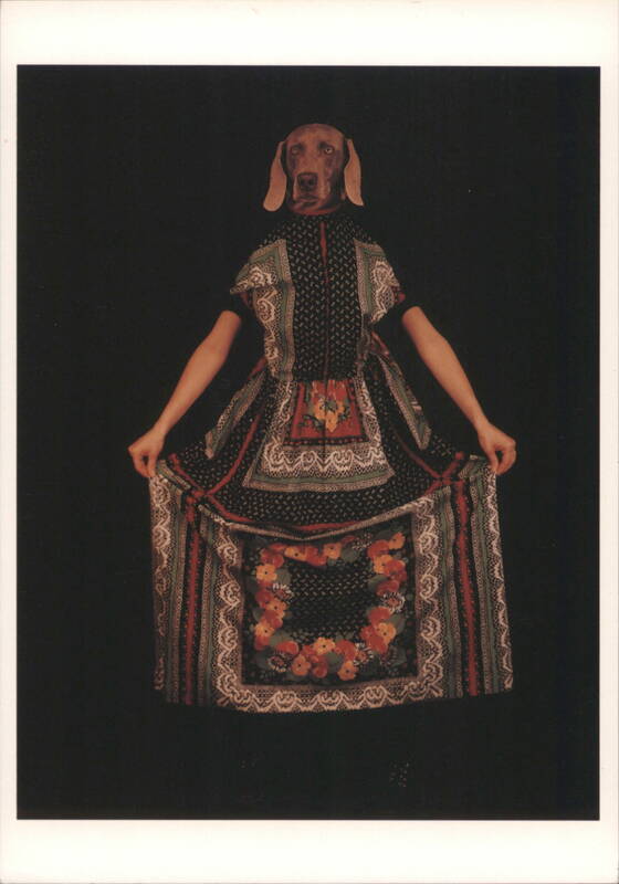 Lap Dog, William Wegman Weimaraner Dog in Dress Photographic Art