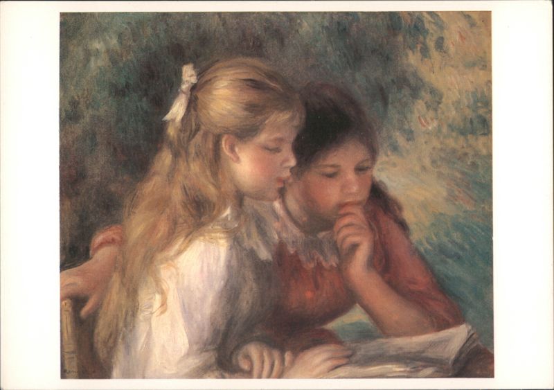 Pierre-Auguste Renoir, La lecture (The Reading) Children