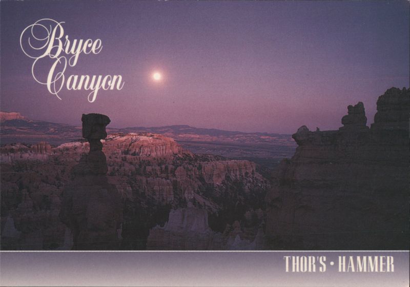 Bryce Canyon Thor's Hammer Moonrise Utah Suzanne Clemenz