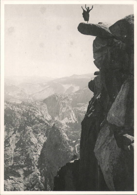 Yosemite Cliff Edge Performer, c.1900 California