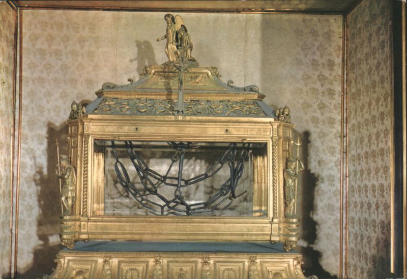 Basilica of S. Peter in Vincoli - Urn with S. Peter's Fetters Rome Italy