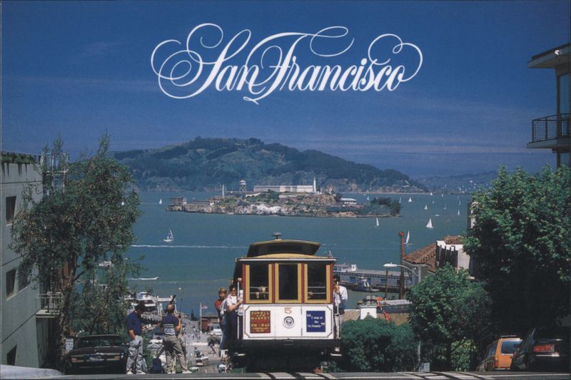 San Francisco Cable Car, Alcatraz & Bay View California