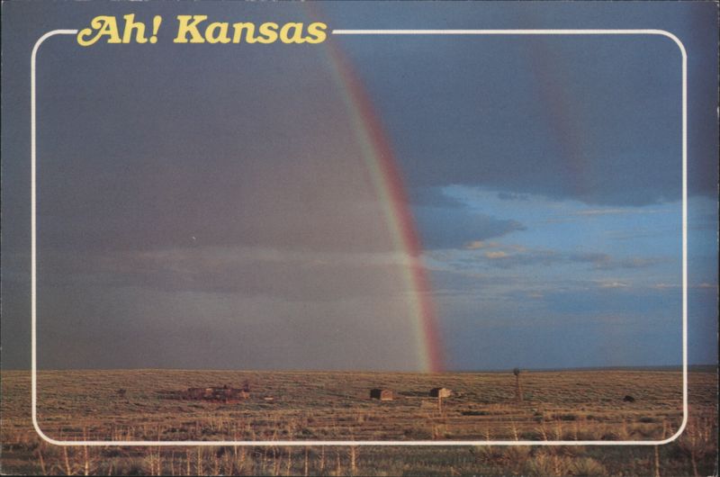 Ah! Kansas Rainbow over Field James Blank