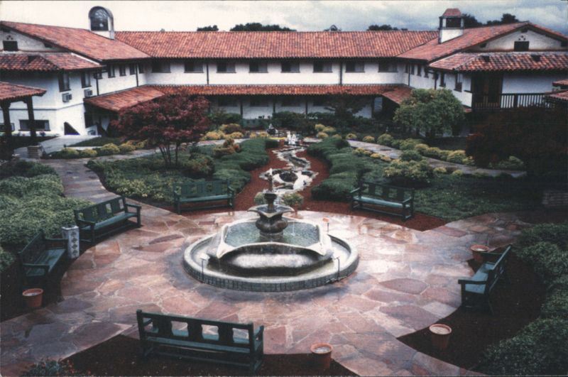 The Courtyard, San Damiano Retreat Danville California