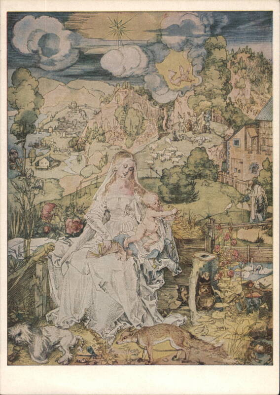 Albrecht Dürer, Madonna with Animals Advertising
