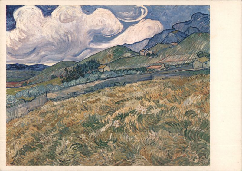 Vincent van Gogh: Landscape from Saint-Rémy, 1889 France