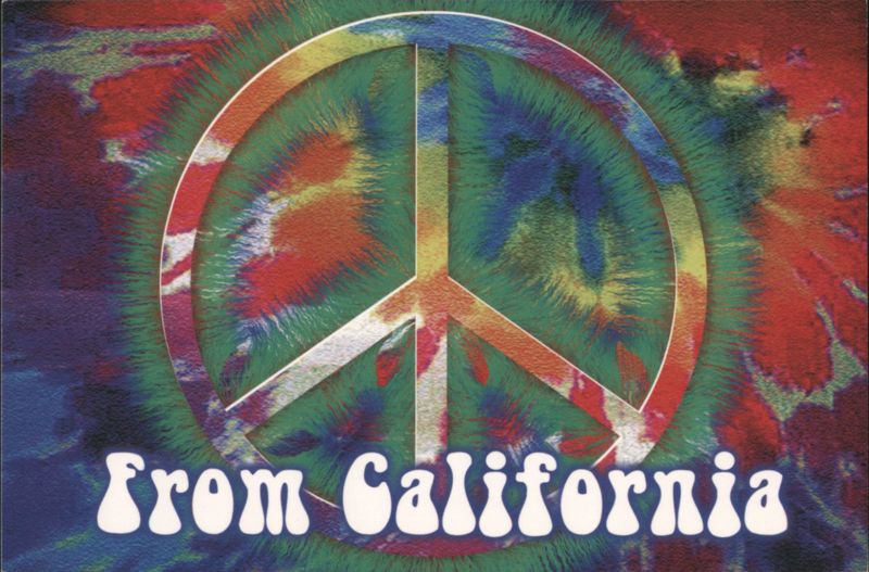 Peace Sign Tie-Dye from California Social History