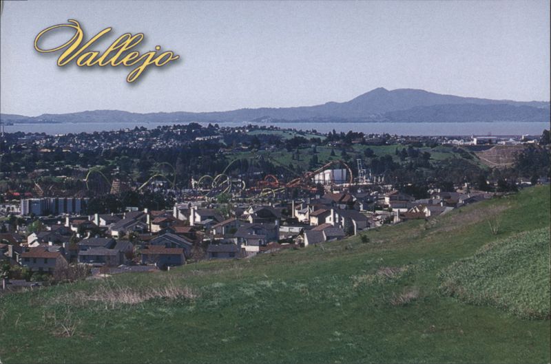 Vallejo City View, Six Flags Marine World, Bay Area California
