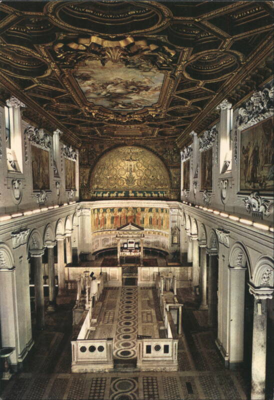 Basilica of St. Clement, Internal View (12th Cent.) Rome Italy