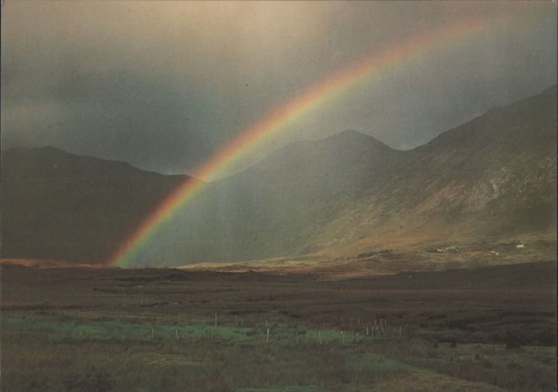 Rainbow in the Hills of Connemara Ireland