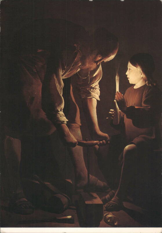Saint Joseph the Carpenter by Georges de La Tour Religious