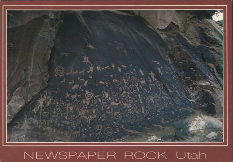 Newspaper Rock Petroglyphs, Utah Lowell T. Seaich