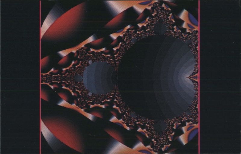Fractal Image IBM 3090-600E Supercomputer Cornell Numbers & Math
