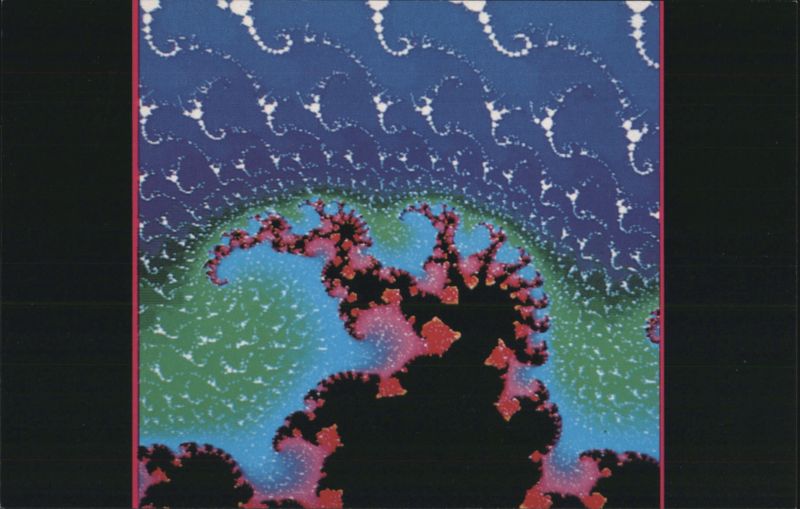 Fractal Image IBM 3090-600E Supercomputer Cornell Modern